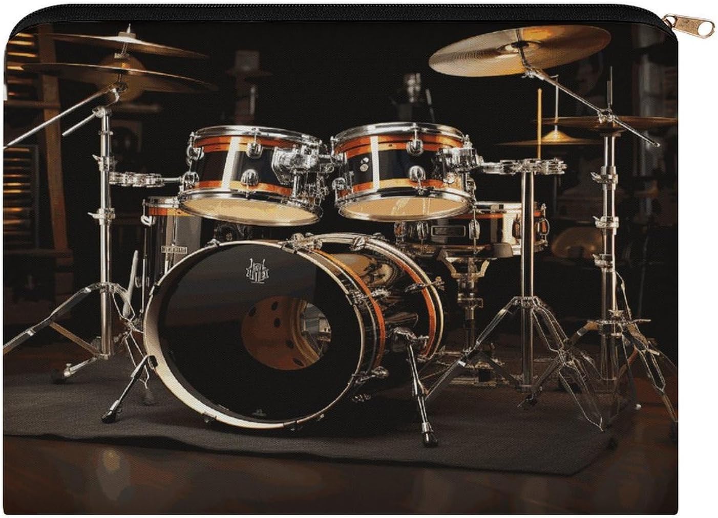 Drum Set Makeup Bag Toiletry Bag Cosmetic Bag