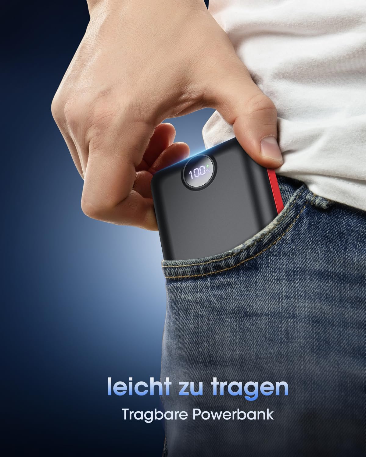 Power Bank 50000mAh,22,5W Schnellladen Externer Akku