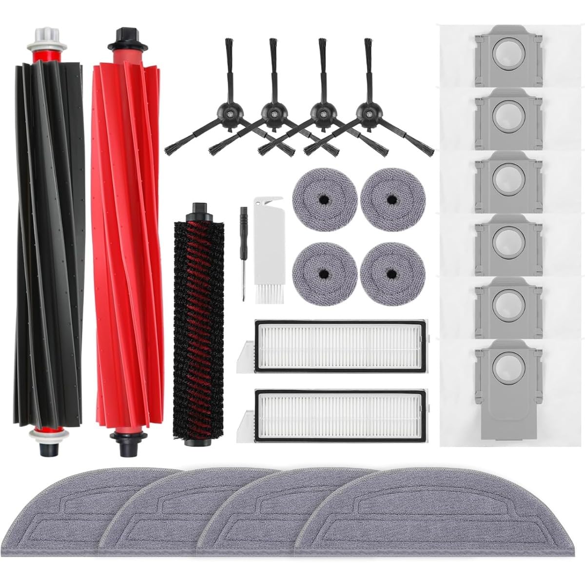 Inf Replacement Parts Kit Compatible With Roborock S8 Maxv Ultra Vacuum Cleaner