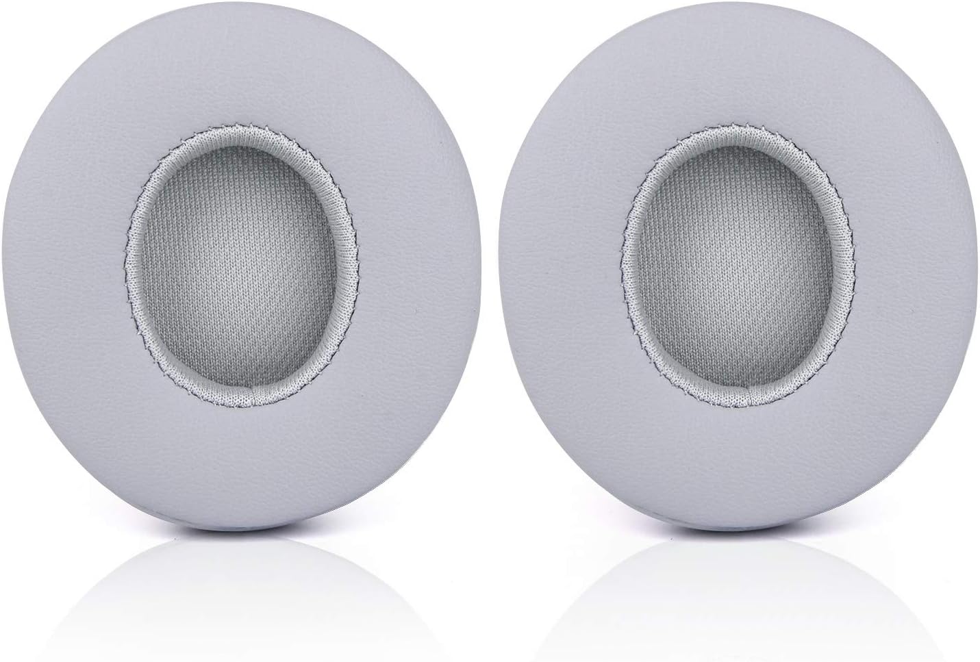 Solo 2/3 Wireless Earpads - JECOBB Replacement Ear Cushion Pads with Protein Leather and Memory Foam for Beats Solo 2.0/3.0 Wireless On Ear Headphones ONLY (Gray)