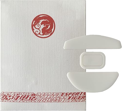 Fantech Esports Tiger Arc - Patines de mouse para juegos PTFE puro y bordes curvados redondeados para un deslizamiento suave repuesto de patinaje