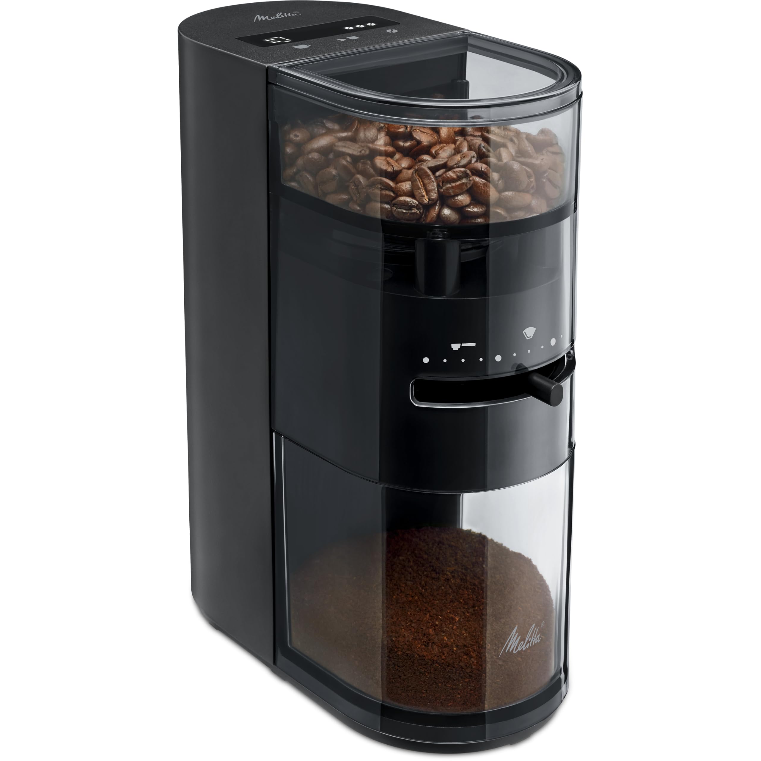 Moulin à café Melitta Linea pour jusqu'à 10 tasses de café, noir