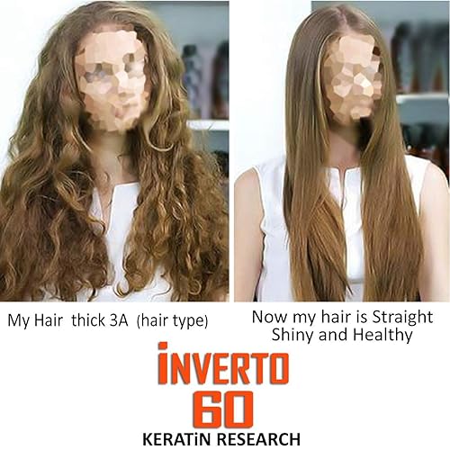Miniatura 3 de INVERTO 60 - Tratamiento de queratina para cabello rubio sin formaldehído, tratamiento capilar de queratina súper rápido, proceso de aplicación