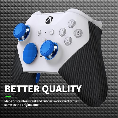 Miniatura 2 de Accesorios 15 en 1 para controlador inalámbrico Xbox Elite Series 2, juego de repuesto de palillos de metal con 4 paletas, 2 almohadillas D y