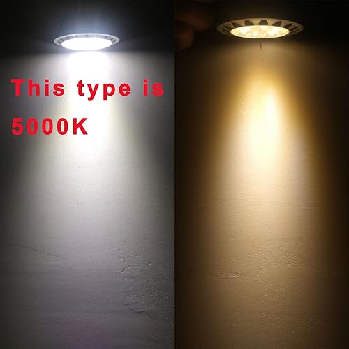 Miniatura 5 de ALIDE Bombillas LED blancas de 5 W MR16 5000K GU5.3, MR16 20W-50 W de repuesto halógeno, 12 V de bajo voltaje MR16 para iluminación de pista de