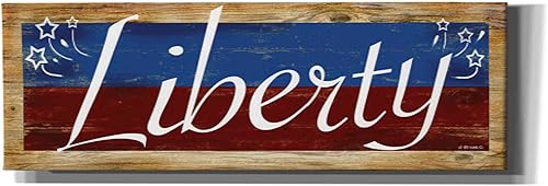 Epic Graffiti 'Liberty' by Ed Wargo, Giclee Canvas Wall Art, 60"x20"