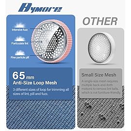 Bymore Fabric Shaver, Lint Shaver for Clothing Furniture Shaver, Sweater Defuzzer Pill Remover Shaver, Lint Remover for Clothing Fuzz-Pink