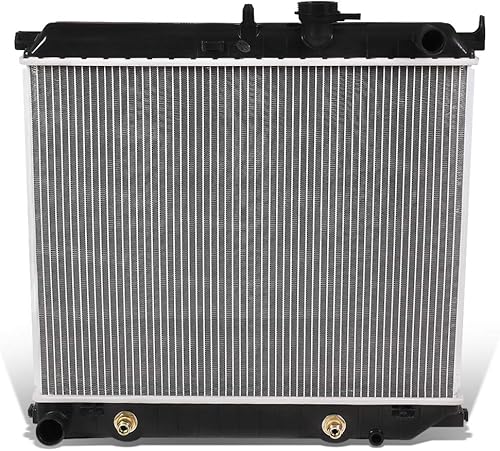 DNA Motoring OEM-RA-2707 Radiador de refrigeración de aluminio de 1 fila estilo OE compatible con 06-08 Isuzu i-280 i-290, 04-12 ColoradoCanyon AT,