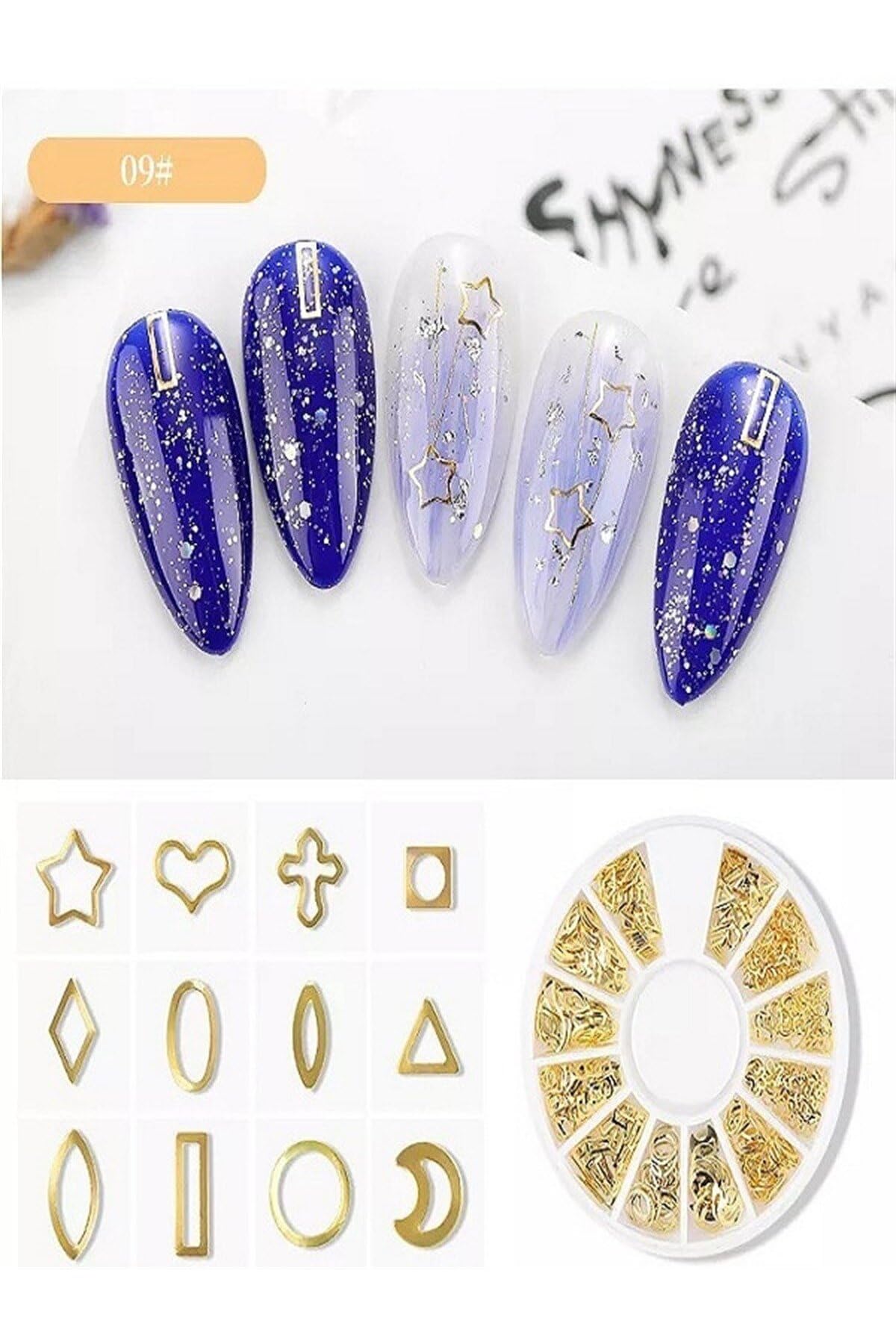 Pinpai Metal Nail Art Tırnak Süsü (F693-09) 2367