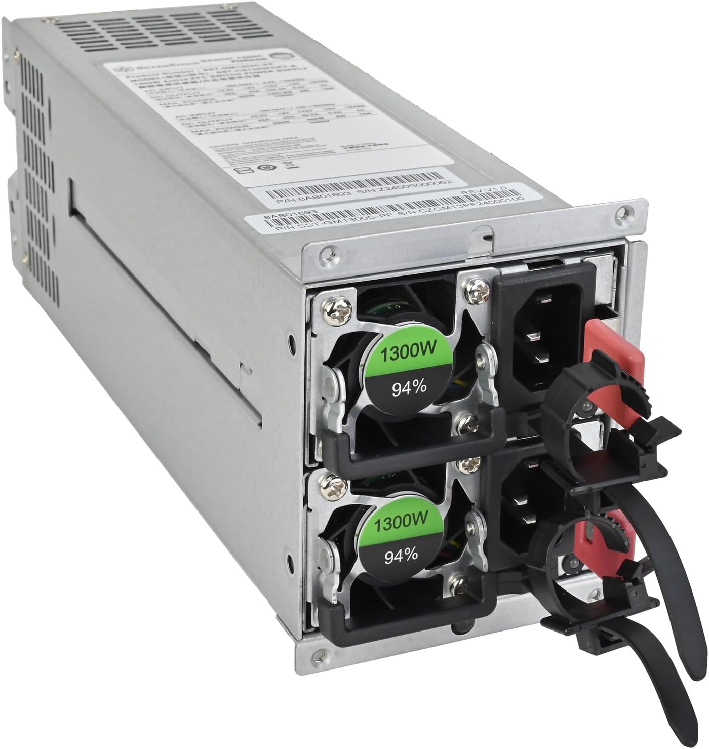 SilverStone Technology Gemini 1300C Platinum 1300W 2U CRPS Redundant Power Supply, SST-GM1300C-PF