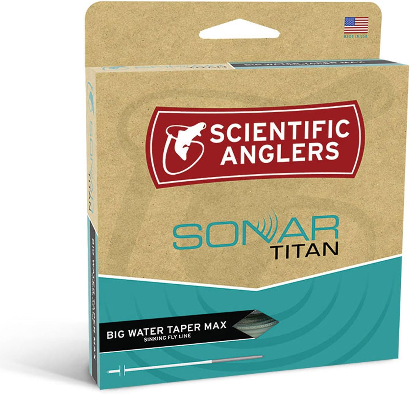 Scientific Anglers Wavelength Titan Big Water Taper Fly Line - LIGHT BLUE/SAND WF11F