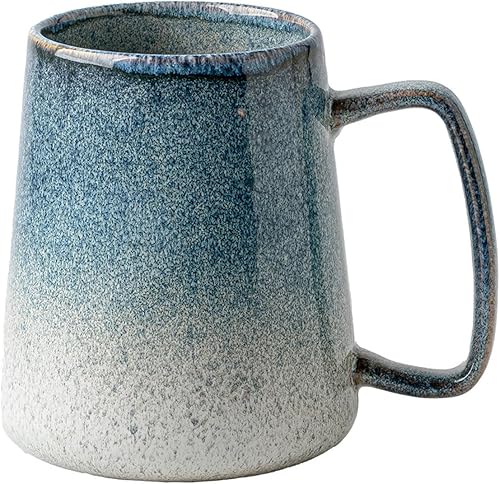 Vista 52 de Taza de café de cerámica de 24 onzas, taza de café con leche, taza de té para cacao, capuchino, latte, cereales, apta para lavavajillas, microondas