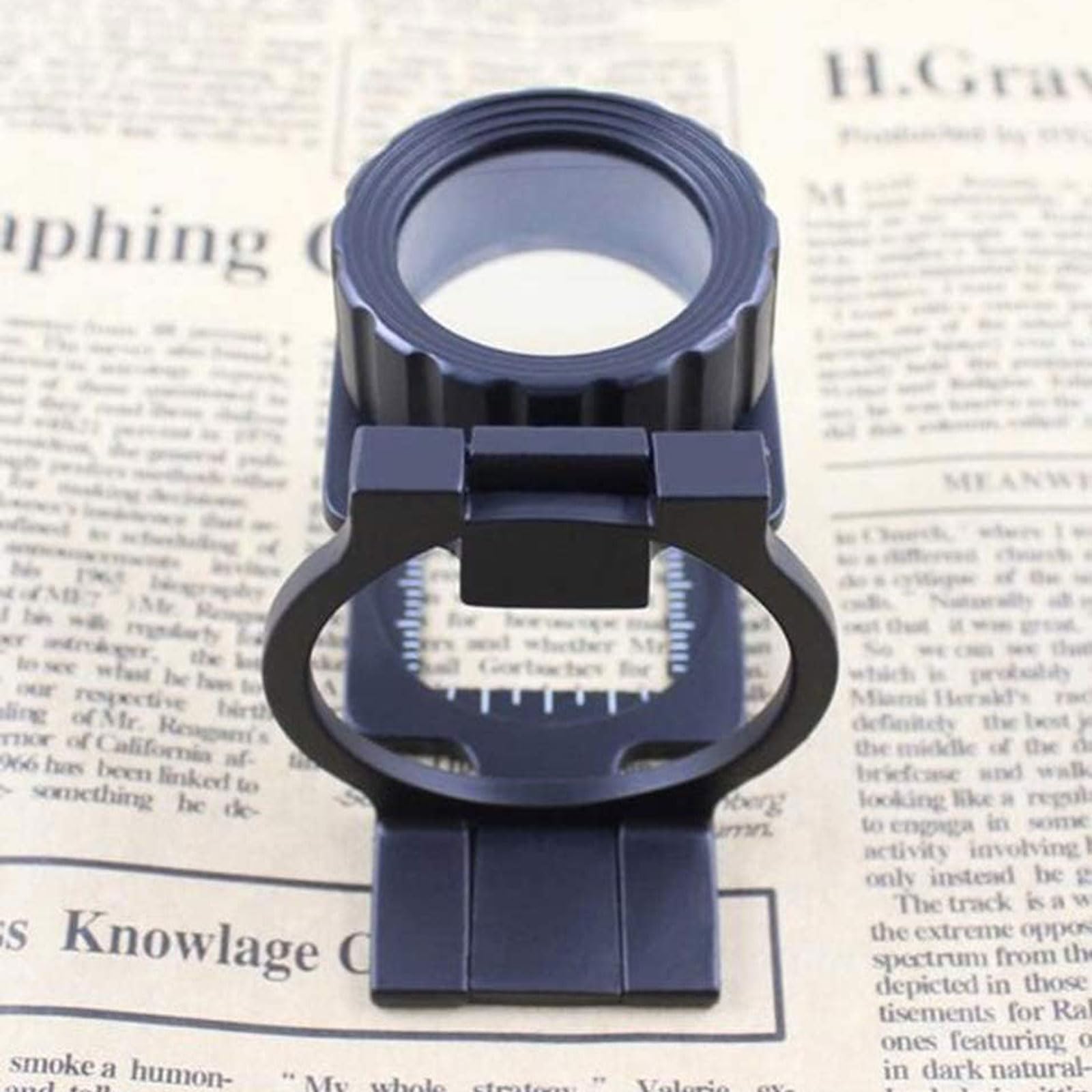 Attrezzi Orologiaio Lente D'Ingrandimento 40X Exporee In Acciaio Inox - Per Gioielli, Monete, Francobolli Portatile Tascabile - Foto 6