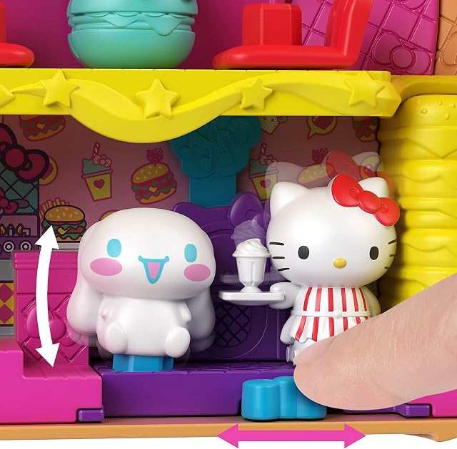 Foto 4 de 8 de Hello Kitty Cofre con forma de hamburguesa con muñecos y accesorios de juguete (Mattel GVB28)