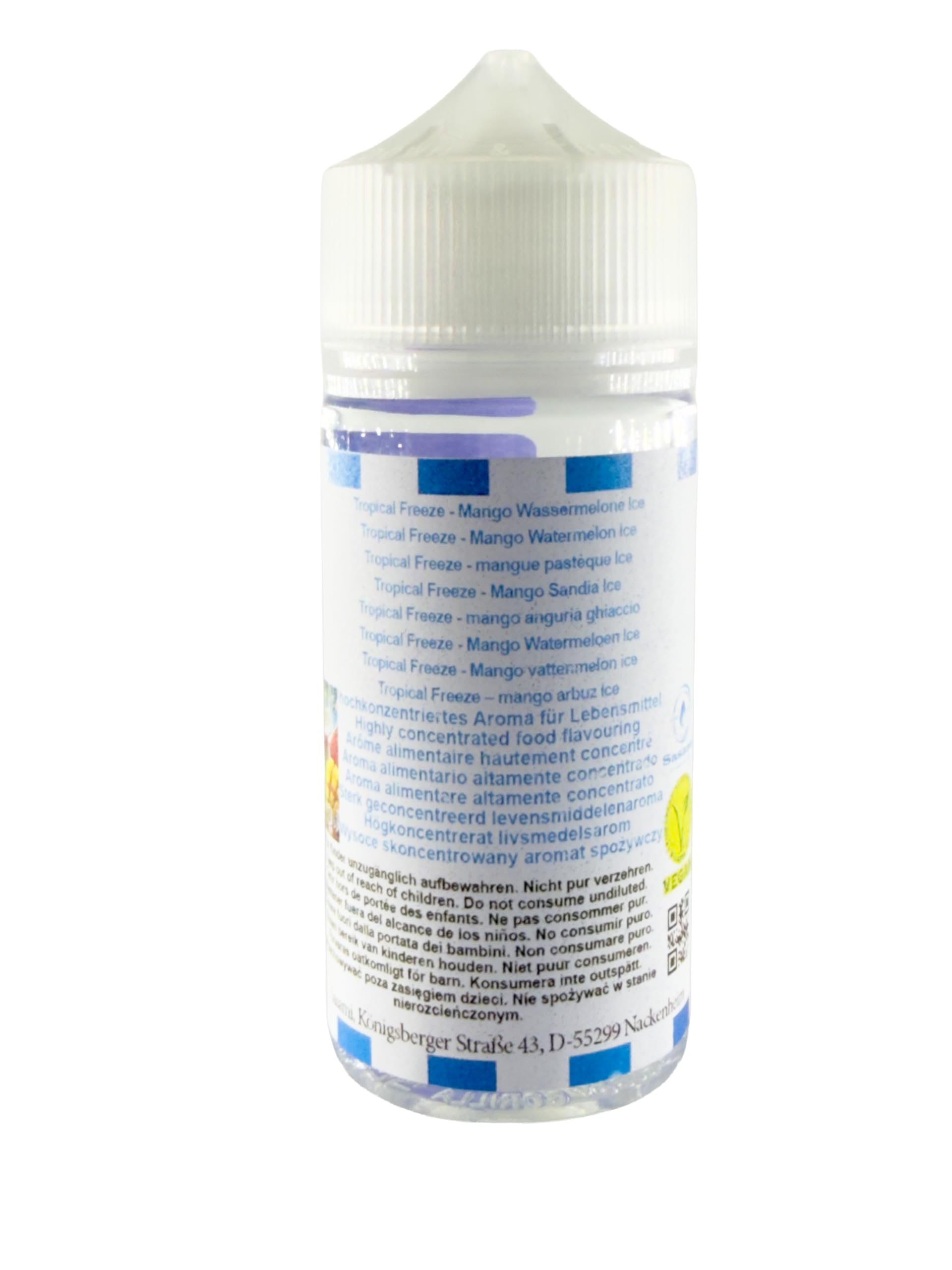 Tropical Freeze - mango anguria ghiaccio aroma concentrato - vegano - Sasami - 100ml