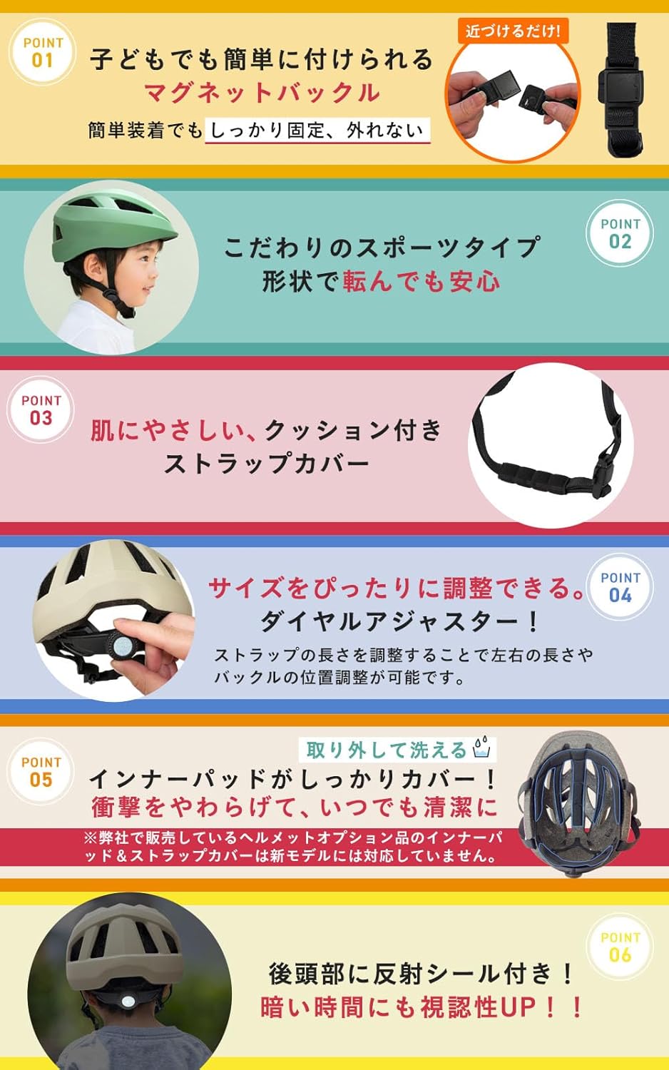 【SGマーク】【マグネットバックル】söpöta 自転車 ヘルメット SG規格 XXS/1～2歳 XS/3～6歳 子供用 幼児 M/6歳以上 親子で被れる ソポタ SOP-CH