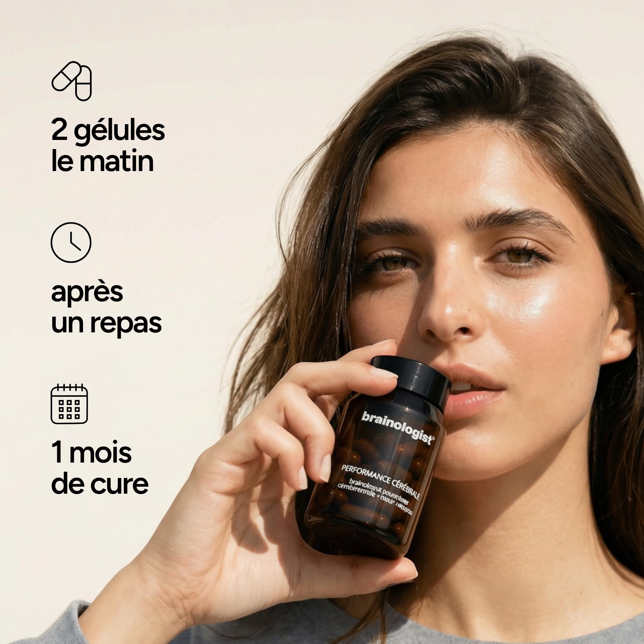 Performance Cérébrale 30J – Focus, Concentration & Mémoire – Bacopa Aronia Ginseng – Formule Neurosciences – Anti-Stress Cognitif – Fabriqué en France