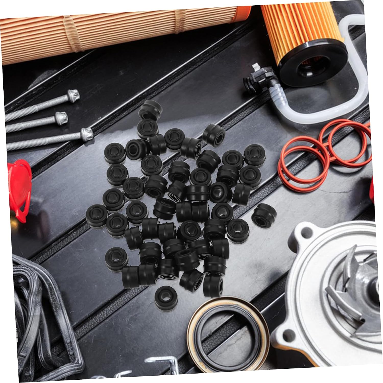 50pcs Sealing Ring for Auto Rubber Gasket Car Air Conditioning Sealing Ring Bottle Opener