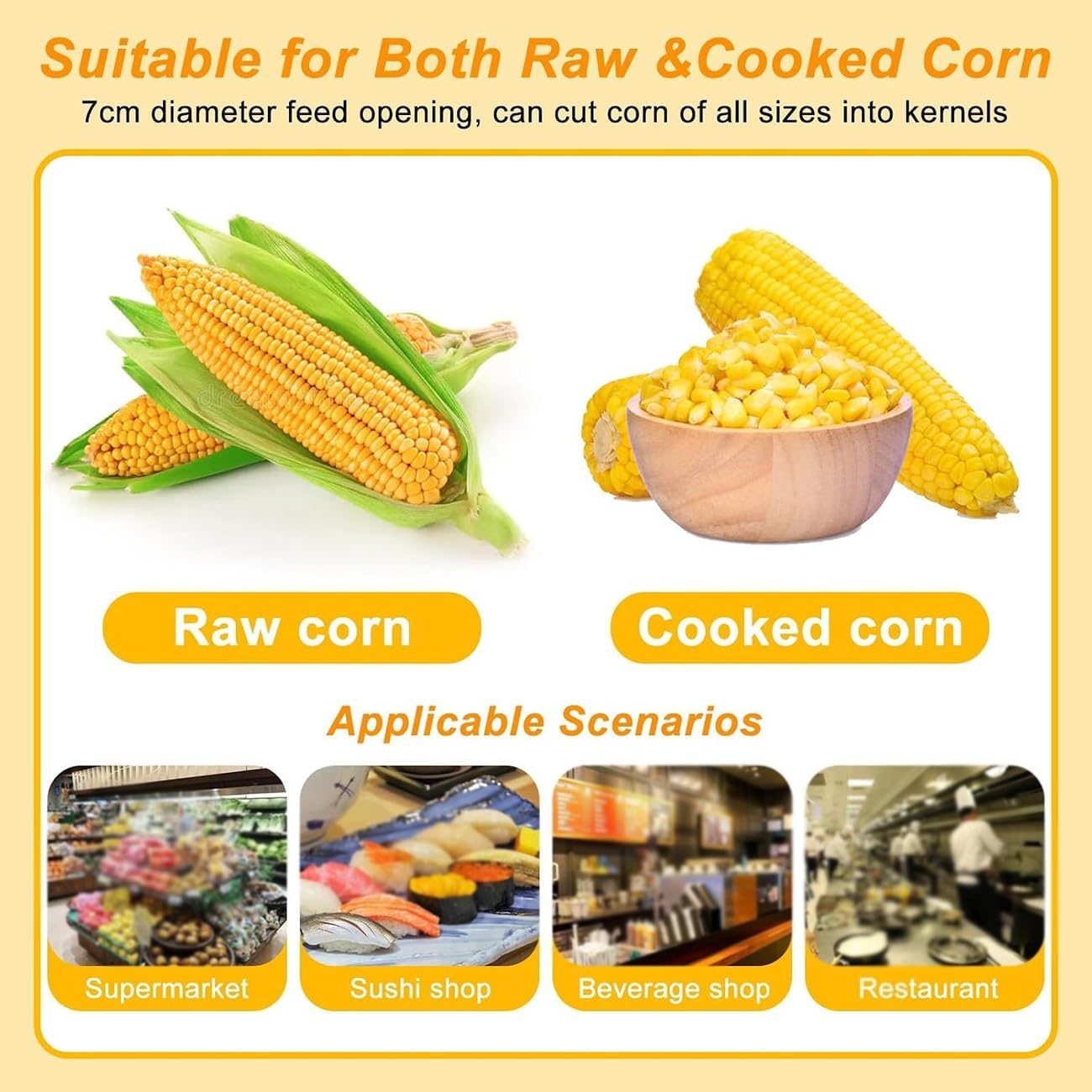 Electric Corn Sheller Per Mais Fresco E Cotto,trebbiatrice Commerciale
