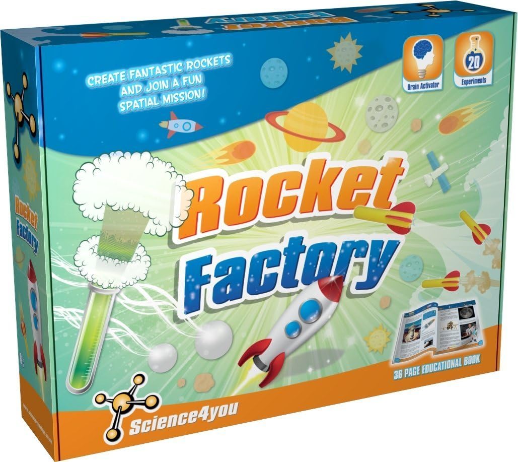 Science4You Rocket Factory Kit Educational Science Toy STEM Toy ...