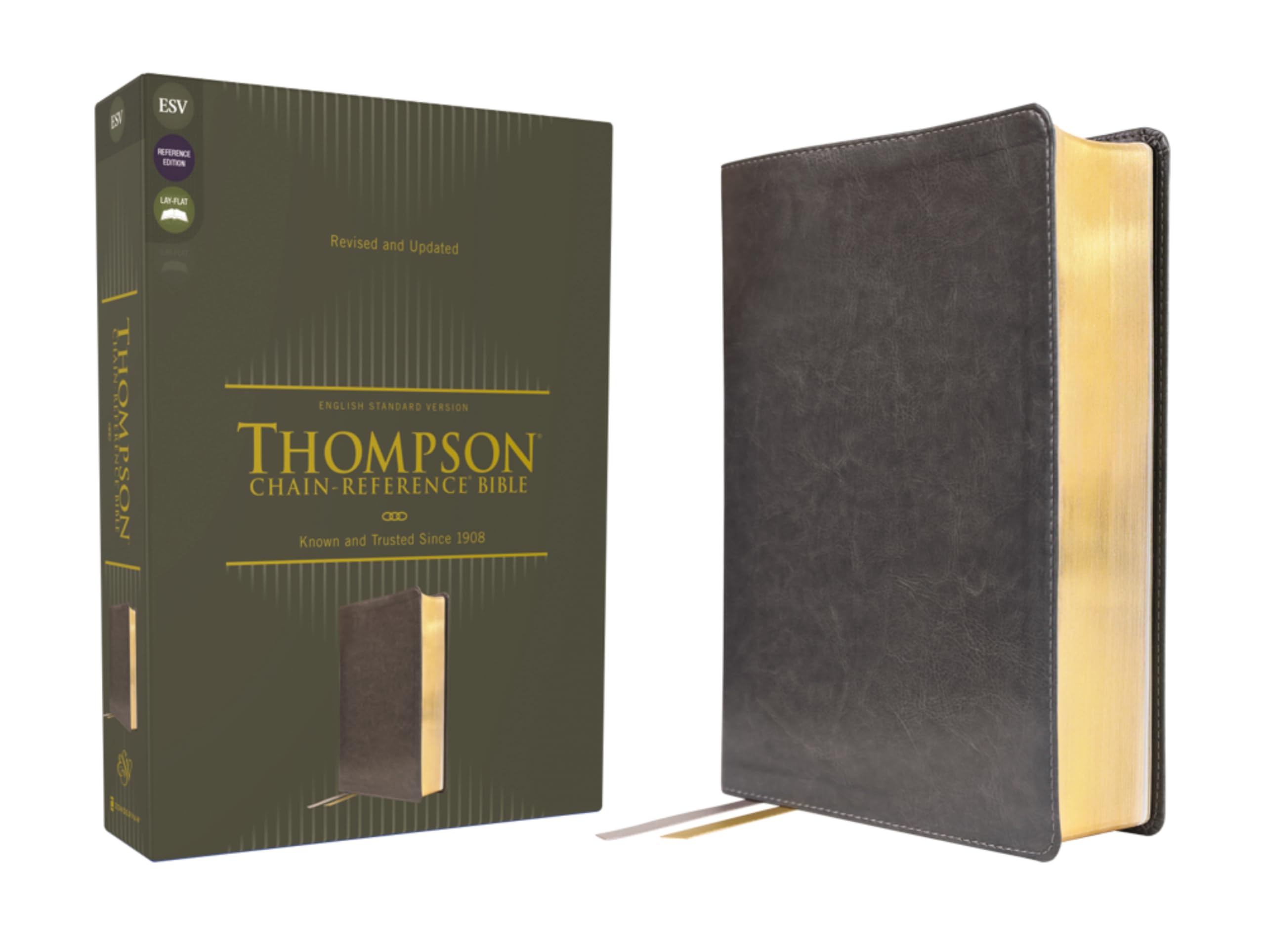 ESV, Thompson Chain-Reference Bible, Leathersof, Thompson, Charles.+