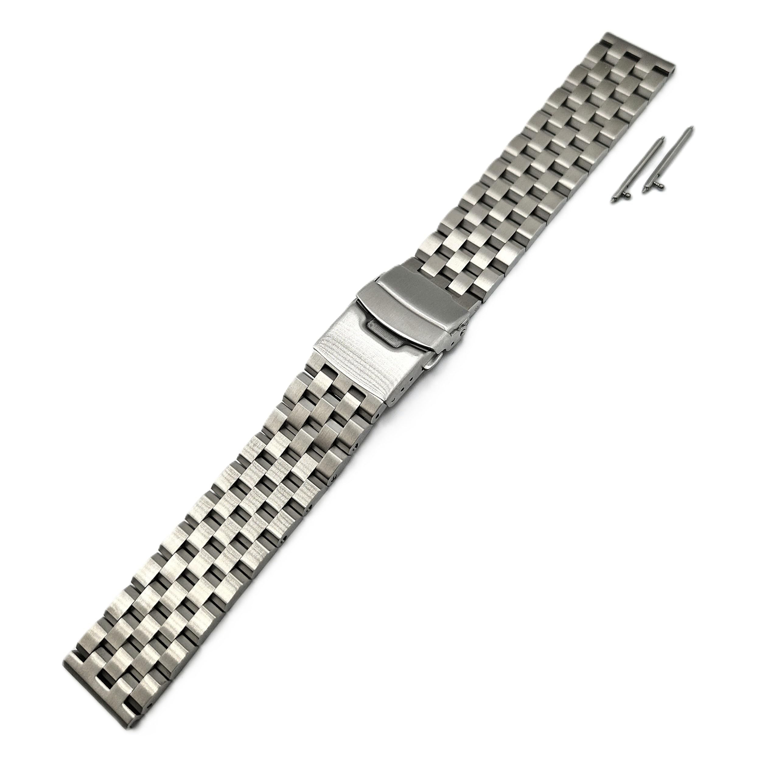 Cinturino in acciaio solido per Armani AR1945/1648/1863/AR2447/AR11121 per bracciale di ricambio in metallo da uomo in oro rosa da 22mm  1511