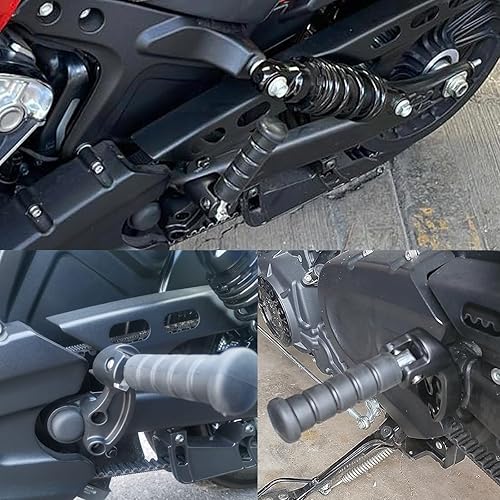 Miniatura 3 de Worldmotop Estriberas de motocicleta para asiento trasero de pasajero para Indian Scout 2015-2022 Scout Sixty 2016-2022 Scout Bobber 2018-2022