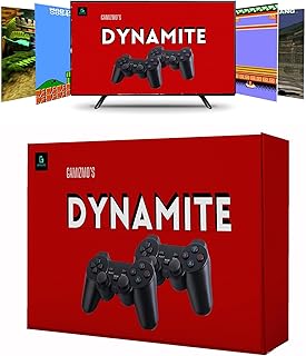 GAMIZMO Wireless Video Games for tv Gaming, Retro Gaming Console with Game Stick Plug & Play TV Video Game Set for 2 Playe...