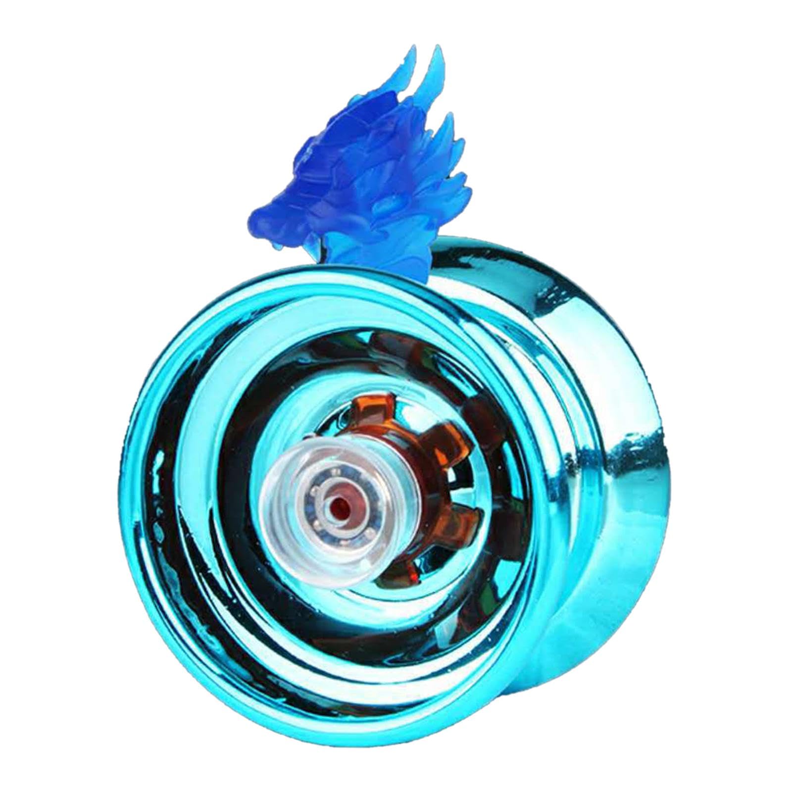 Juego de 10 cuerdas Yoyo profesionales accesorios truco básico para niños adultos azul, 2.25 x 2.25 x 1.6 pulgadas