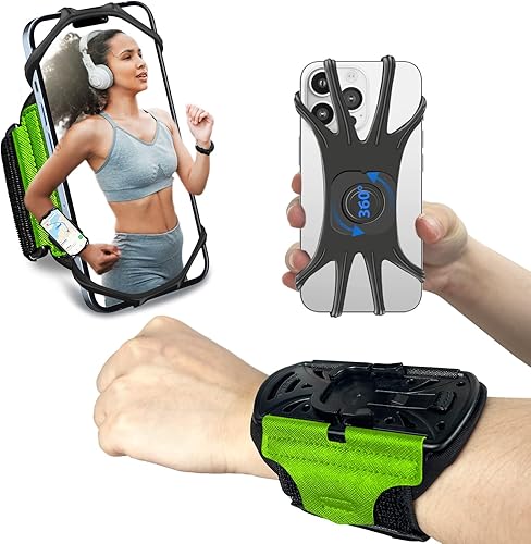 Soporte de teléfono para correr, giratorio en 360 y anticaídas mejorado brazalete de antebrazo para iPhone 161514ProMini1211SEXR XS, se adapta a