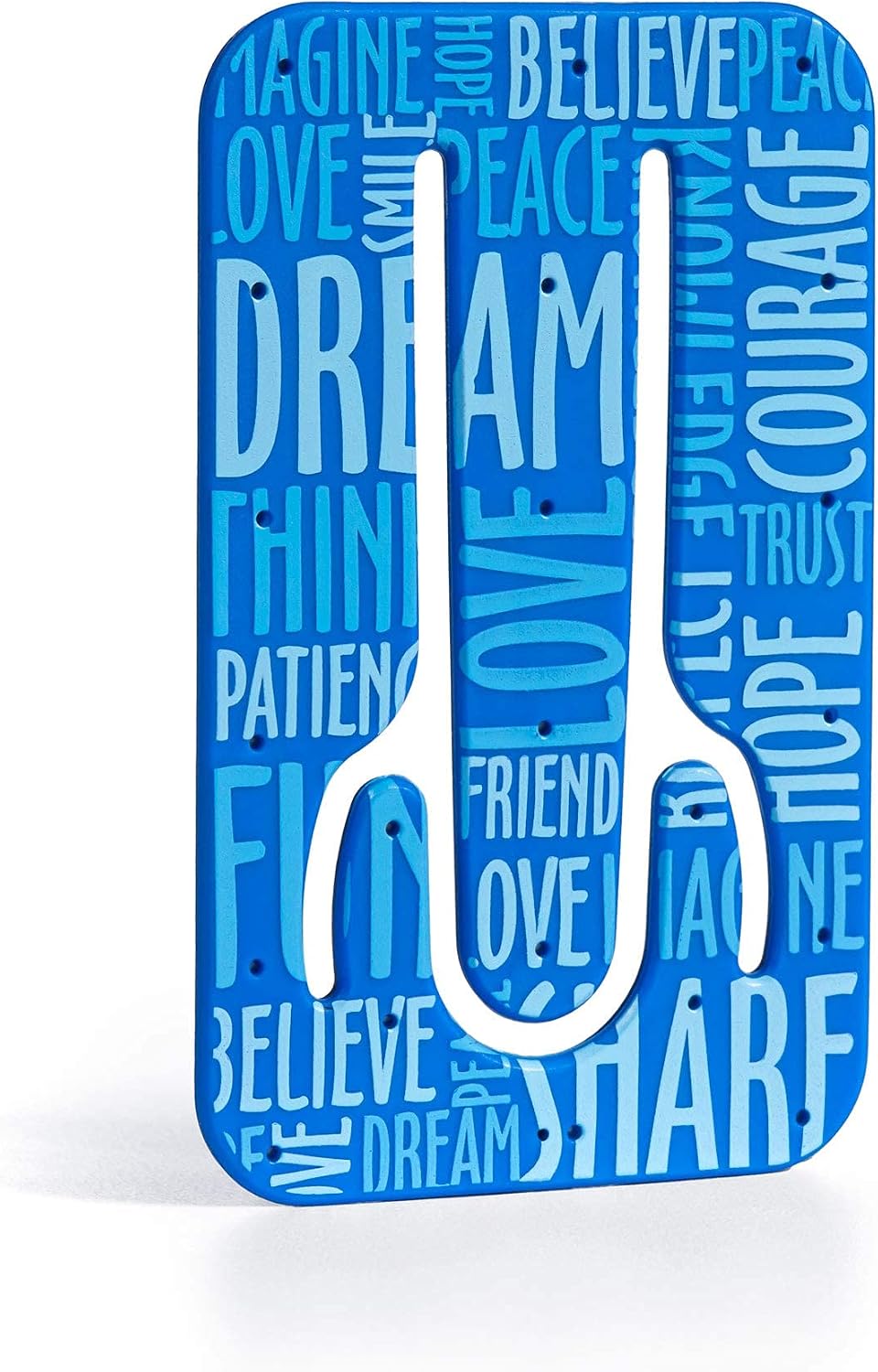 Thinking Gifts Flexistand Adjustable Cell Phone Stand - Blue Words image 5