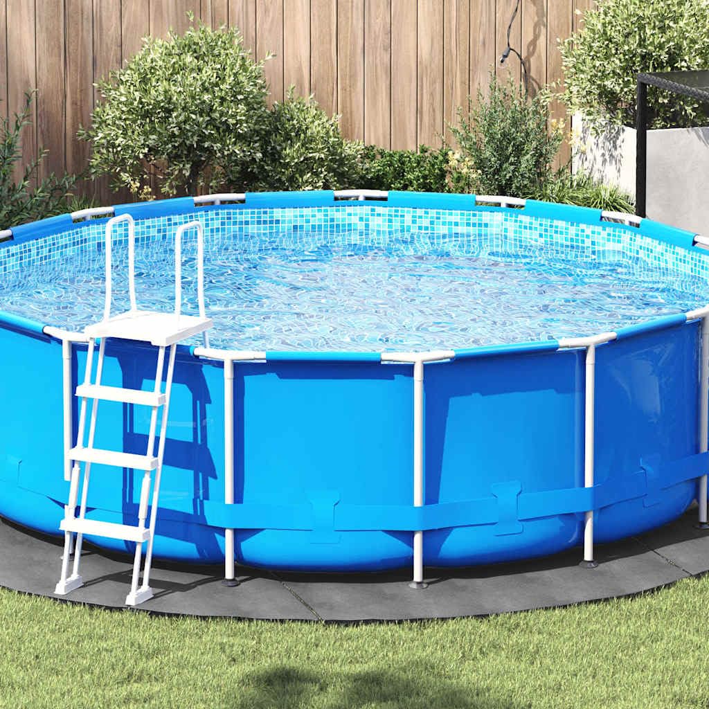 Genérico Tapiz de Suelo Piscina geotextil de poliéster Gris Claro Ø306cm,Piscina y SPA,Accesorios para Piscinas y SPA,Cubiertas para Piscina,94224