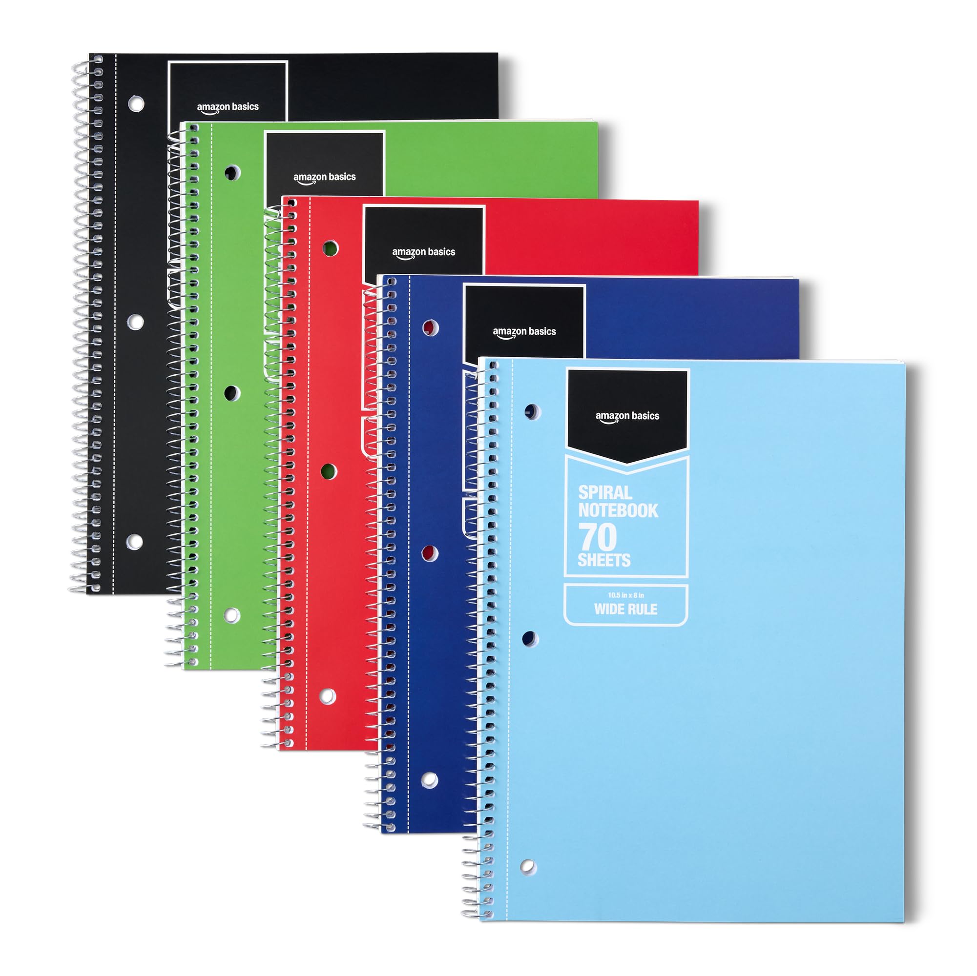 Windowsノート本体 amazon basics Notebook A4 40 Sheets Amazon.com : Amazon Basics Wide Ruled Spiral Notebook, For Work