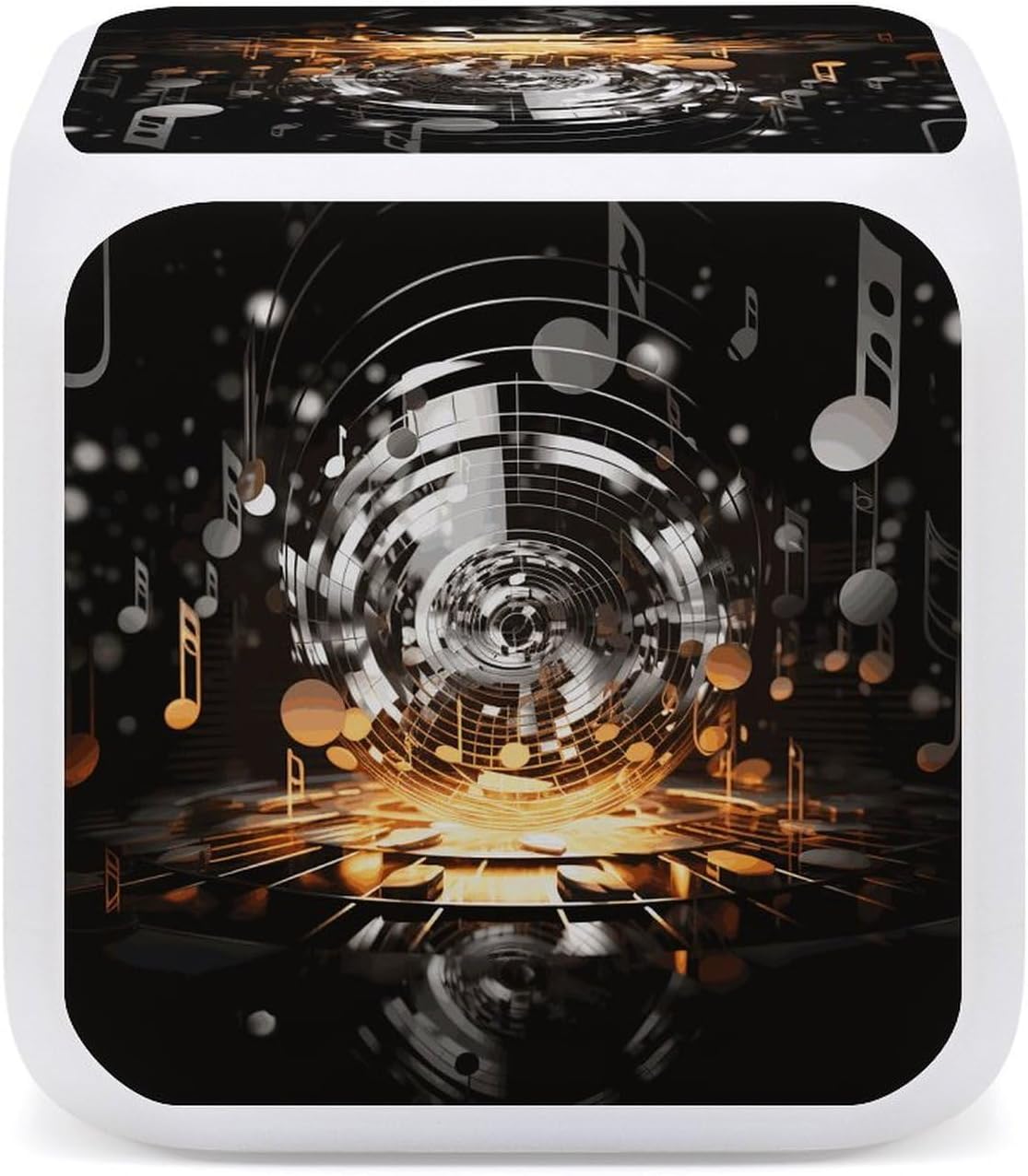 Musical Theme Music Clefs Alarm Clock Night Light Alarms for Bedroom Smart Digital Alarm Clock LED Display Clocks with 7 Colorful Ambient Lights Sleep Timer for Heavy Sleepers Simple Operation image 5