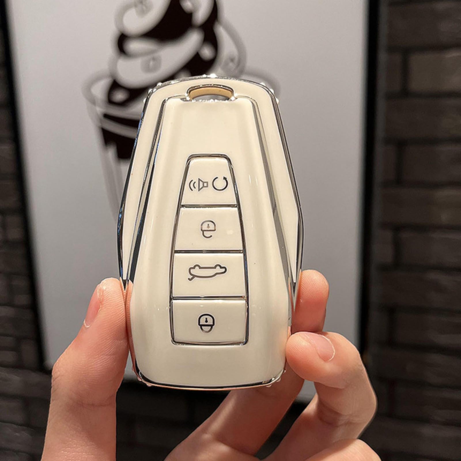 Funda de TPU para llave de coche Geely Borui evita roturas 8