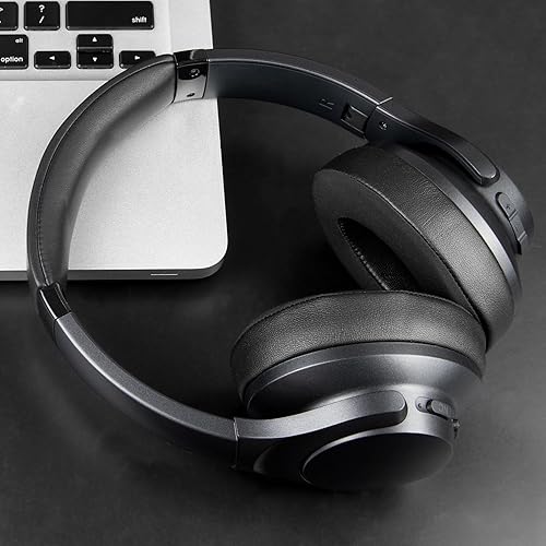 Miniatura 7 de SOULWIT Almohadillas de gel de enfriamiento para auriculares Anker Soundcore Life 2 (no compatible con Life 2 Neo)Q20Q20+Q20IQ20BT, almohadillas