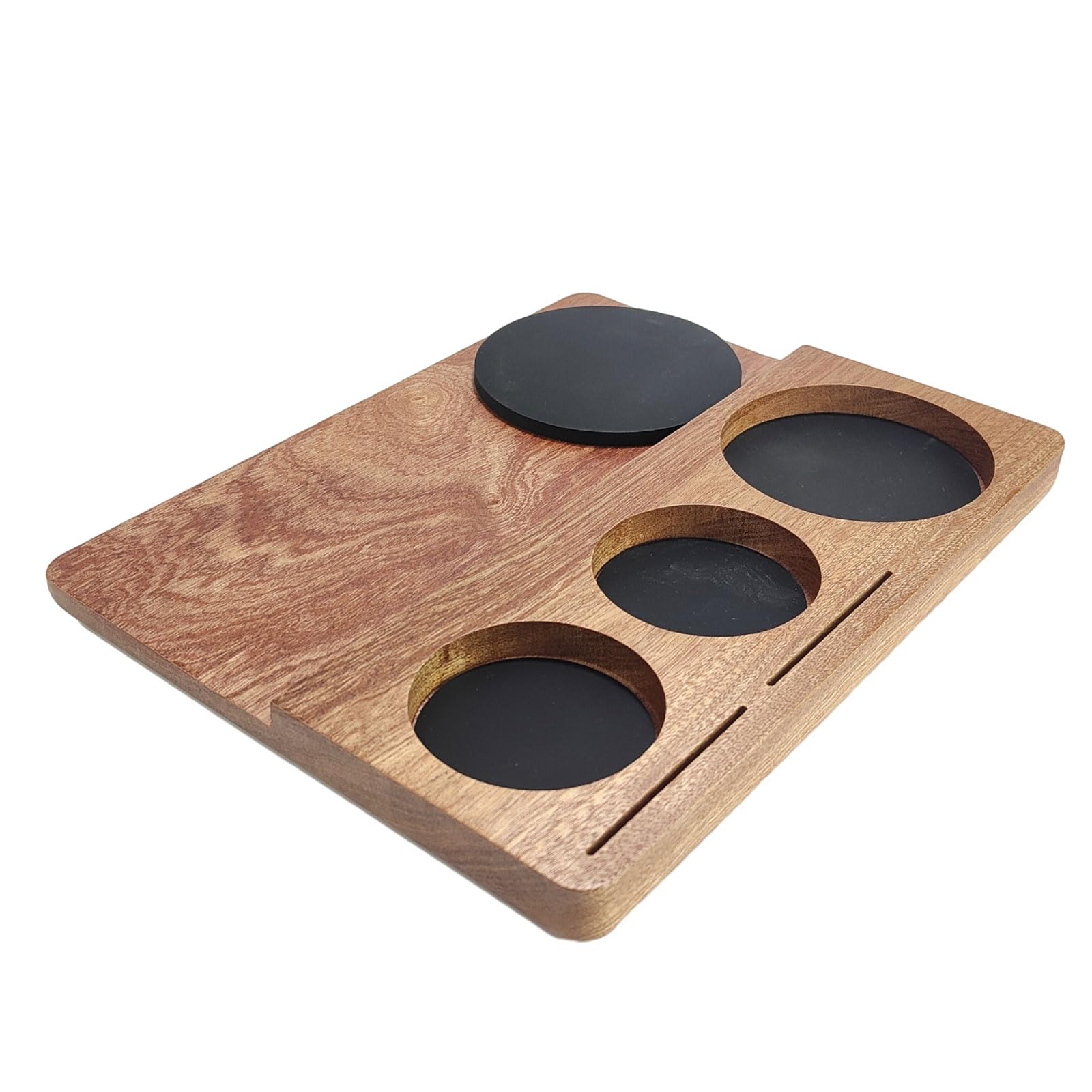 Kalttoy Tamper Pad Coffee Tamper Bases Wood Coffee Grinders Pad Holder Tools for Enthusiasts Equipment