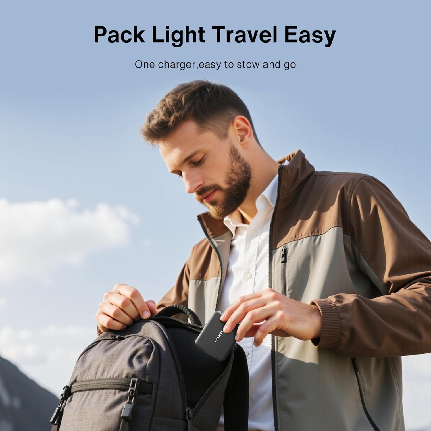 iVANKY Retractable USB C Charger, Smallest 4-in-1 GaN Wall Charger for Multiple Devices, 45W Charger Block with Dual Type C Cables, 4-Port Travel Adapter for iPhone 17/16/15/14 Pro Max, AirPods Pro2/3 - Image 7