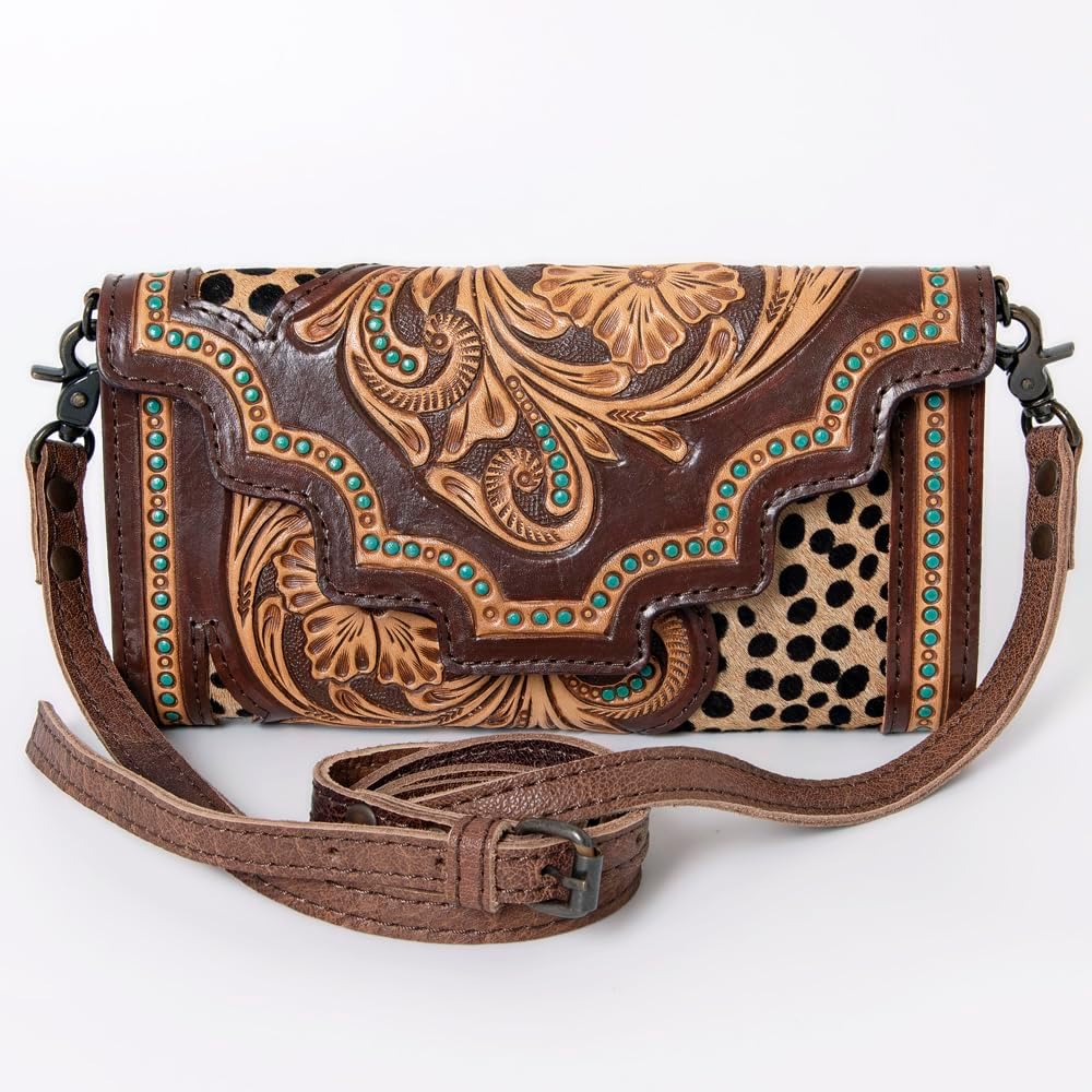 American Darling Messenger Hair on Genuine Leather Western Women Bag Handbag Purse | Cute