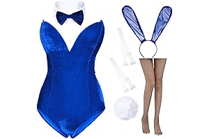 Anime Womens Bunny Costume Girl Suit One Piece Bodysuit Halloween Cosplay Catsuit...