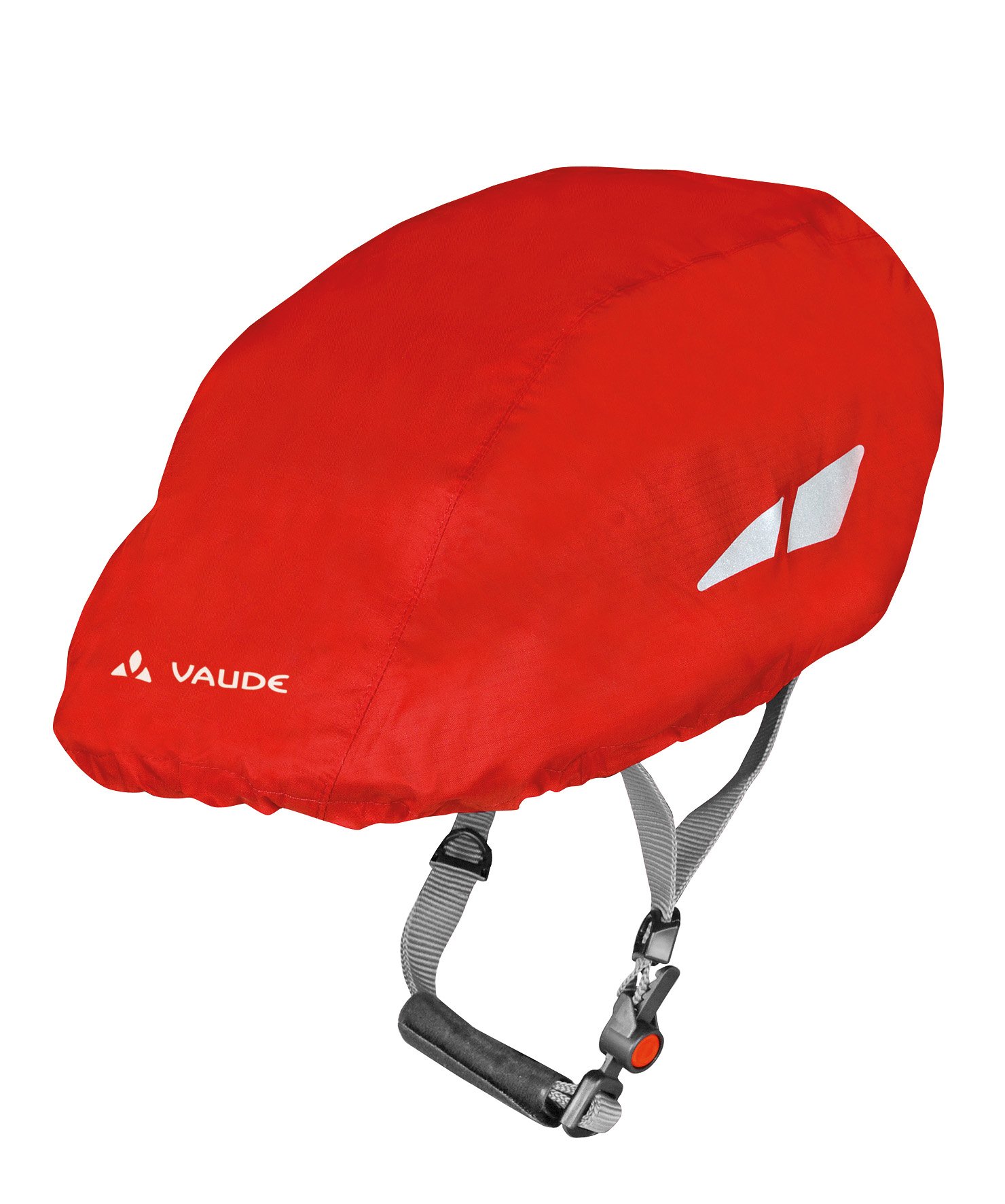 VAUDE Fahrradhelm Regenschutz in Gelb – Fahrradhelmüberzug wasserdicht, Winddicht & atmungsaktiv, Fahrradhelm Regenschutz reflektierend, umweltfreundlich wasserabweisend mit Eco-Finish