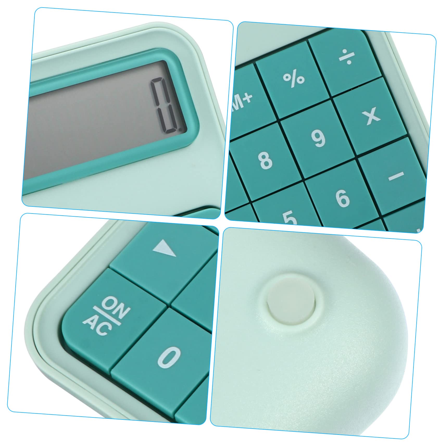 Calculatrice Écran Chiffres Grand à Portable Électronique 12 LCD Vert
