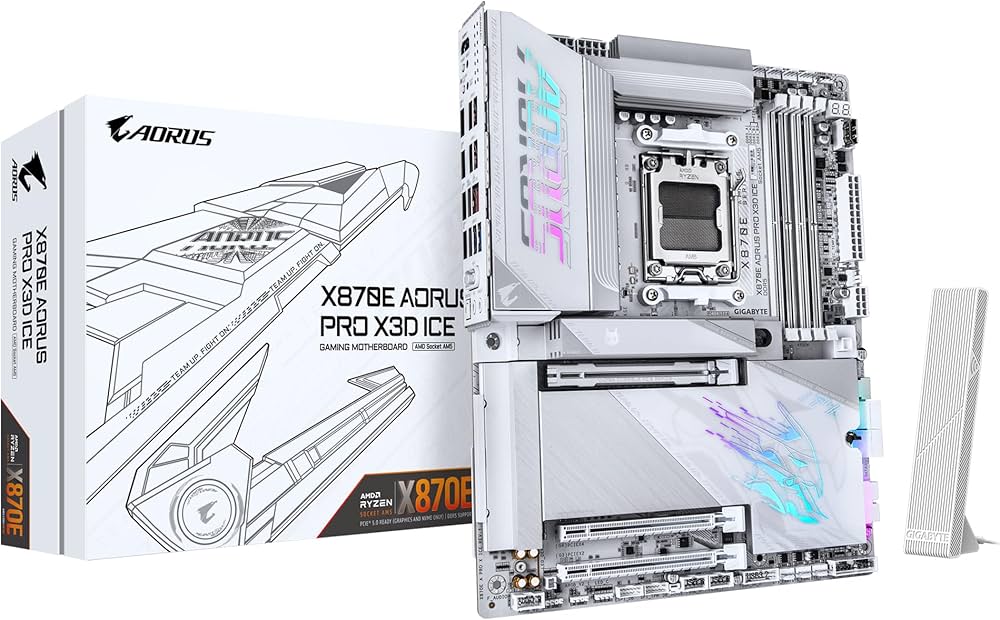 GIGABYTE X870EAORUS PRO ICE - AMD Ryzen用 X870E AORUS PRO ICE (rev. 1.0) Key Features | Motherboard