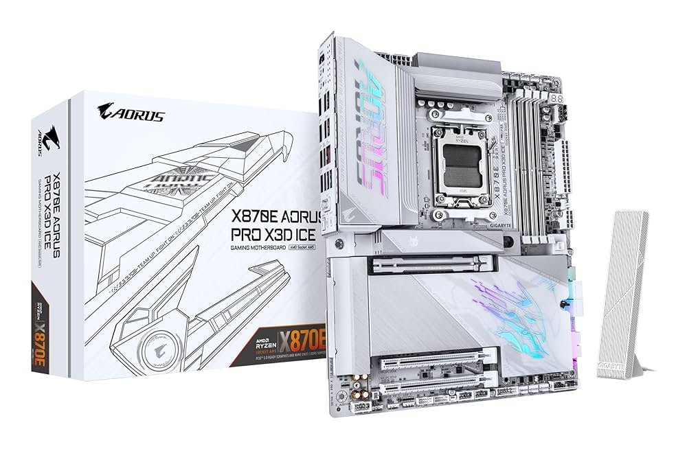 Amazon | GIGABYTE X870E AORUS PRO X3D ICE ATX マザーボード