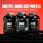 REDCON1 MRE Protein Poudre, beurre d'arachide - Mélange de protéines de remplacement des repas MCT Huile + Produits alimentaires entiers - Protéines avec des ingrédients naturels pour aider à la récupération musculaire (7 Lbs)