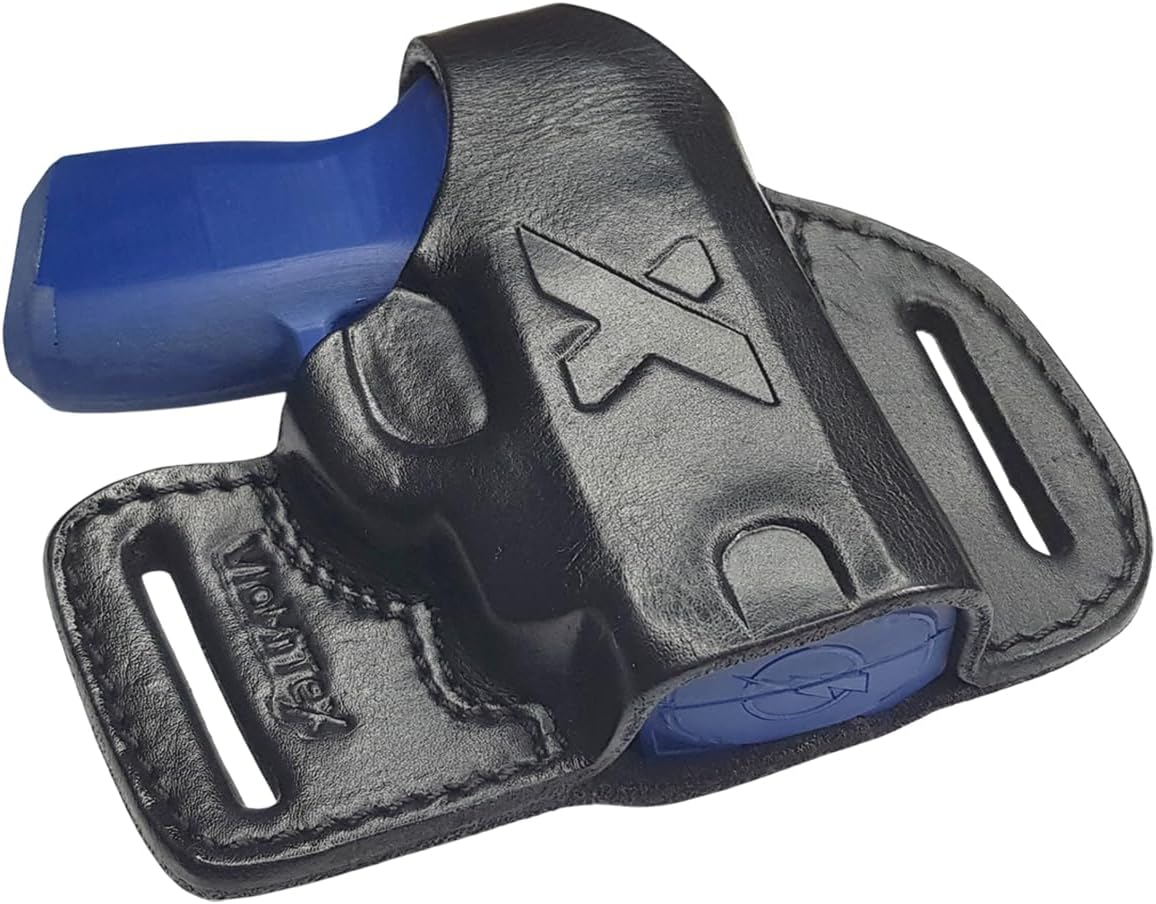 VlaMiTex B28 Leather Holster Fits Taser Pulse and Taser Pulse Plus Black