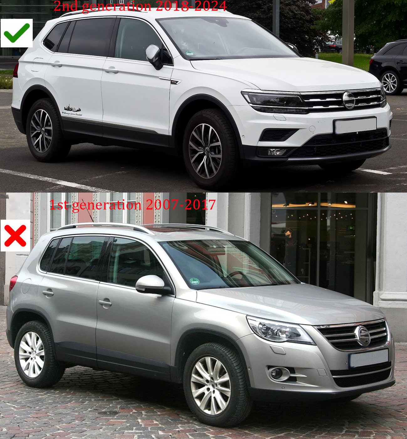 Tendine Parasole Auto Bambini Parasole per Finestrini Laterali per Tiguan AD 5Seat 2016-2023 Tendine Parasole Protezione UV Tende Magnetiche Nero,7PCS