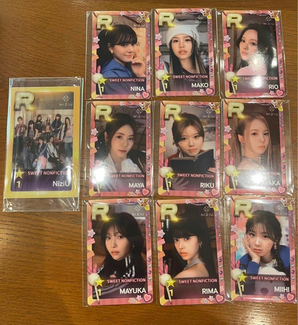 NiziU ファンミ ssjyp リアルカード 会場限定トレカ 10枚コンプ J
