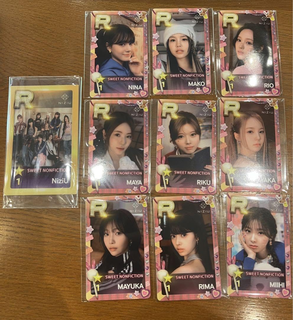 NiziU ファンミ ssjyp リアルカード　会場限定トレカ 10枚コンプ NiziU ファンミ ssjyp リアルカード会場限定トレカ 10枚コンプ