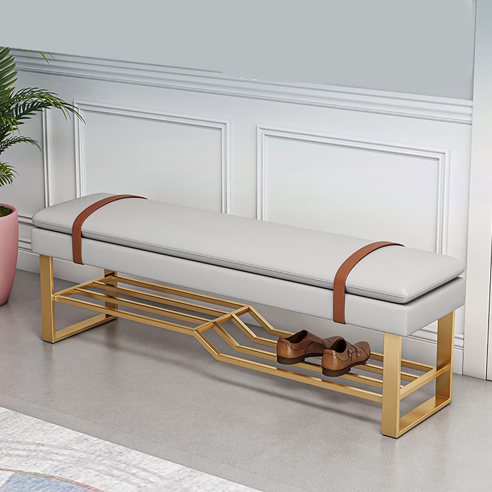 Tabouret repose-pieds confortable pour chambre fini le désordre